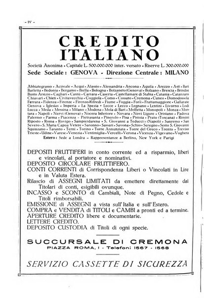 Cremona rivista mensile illustrata della Citta e Provincia