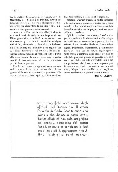 Cremona rivista mensile illustrata della Citta e Provincia