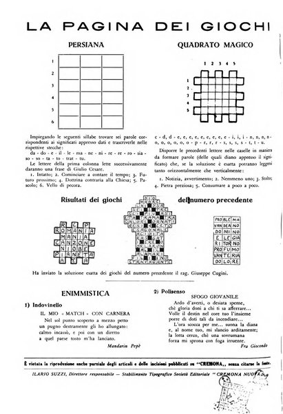 Cremona rivista mensile illustrata della Citta e Provincia