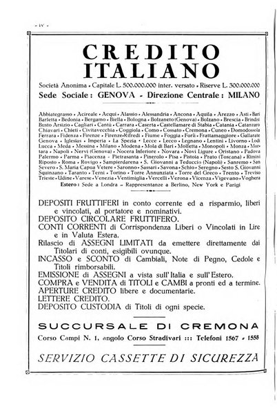 Cremona rivista mensile illustrata della Citta e Provincia