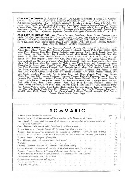 Cremona rivista mensile illustrata della Citta e Provincia