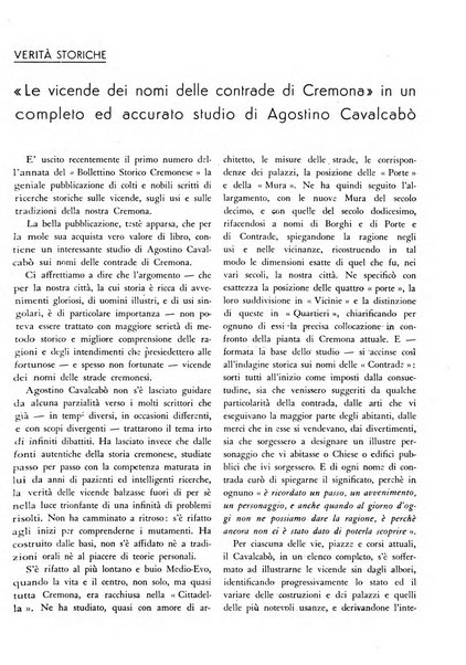 Cremona rivista mensile illustrata della Citta e Provincia