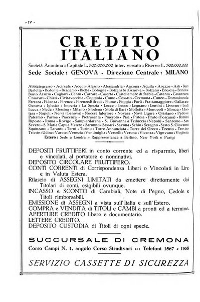 Cremona rivista mensile illustrata della Citta e Provincia