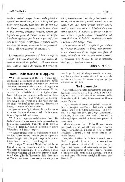 Cremona rivista mensile illustrata della Citta e Provincia