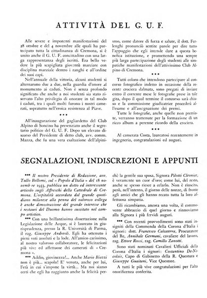 Cremona rivista mensile illustrata della Citta e Provincia