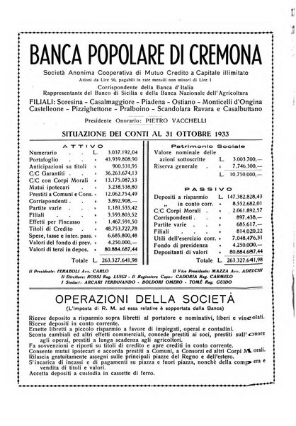 Cremona rivista mensile illustrata della Citta e Provincia