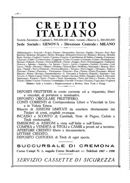 Cremona rivista mensile illustrata della Citta e Provincia