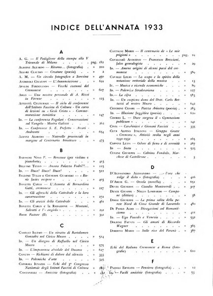 Cremona rivista mensile illustrata della Citta e Provincia