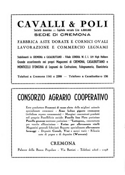 Cremona rivista mensile illustrata della Citta e Provincia