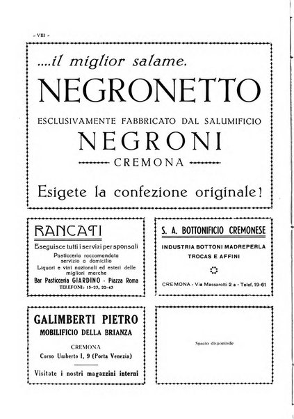 Cremona rivista mensile illustrata della Citta e Provincia