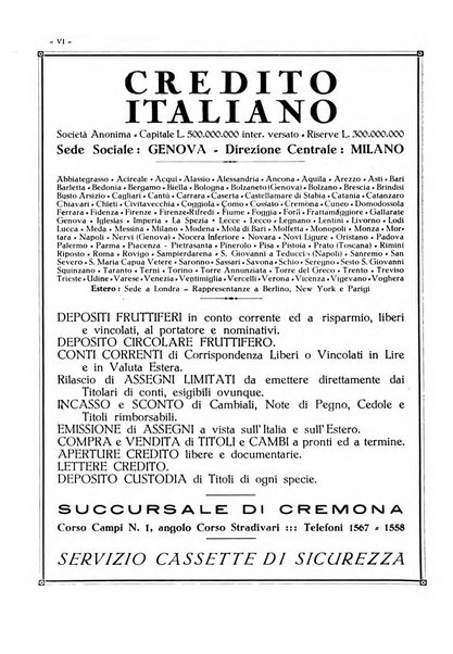 Cremona rivista mensile illustrata della Citta e Provincia