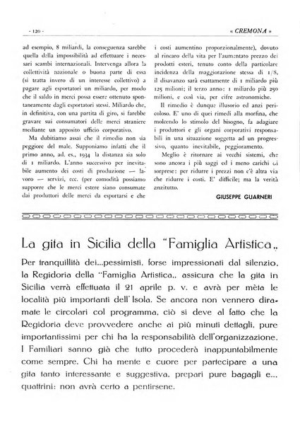 Cremona rivista mensile illustrata della Citta e Provincia