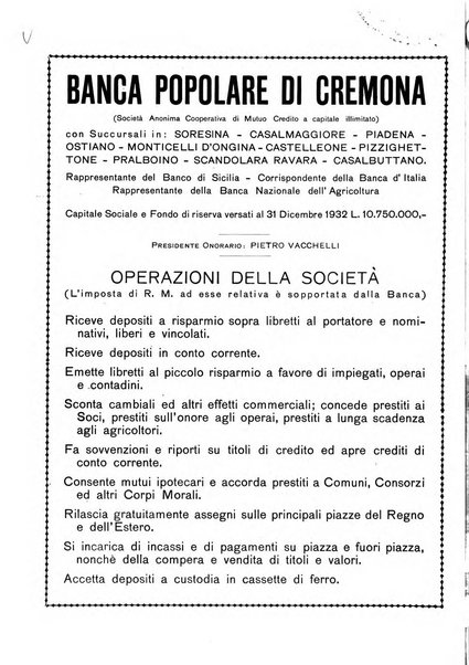 Cremona rivista mensile illustrata della Citta e Provincia