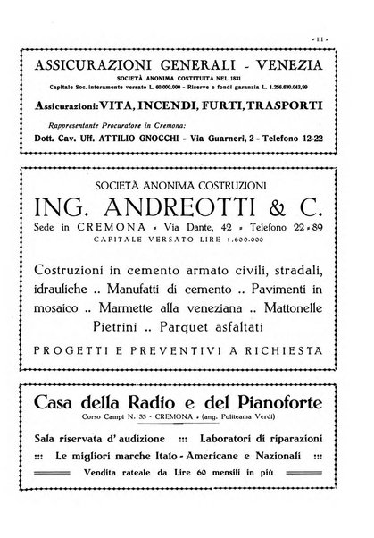 Cremona rivista mensile illustrata della Citta e Provincia