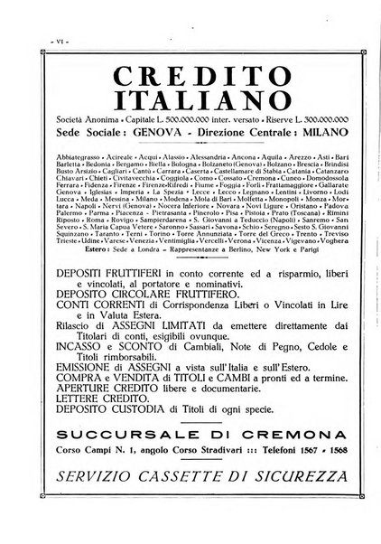 Cremona rivista mensile illustrata della Citta e Provincia