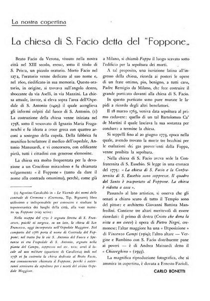 Cremona rivista mensile illustrata della Citta e Provincia