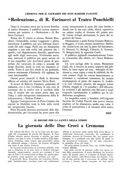 Cremona rivista mensile illustrata della Citta e Provincia