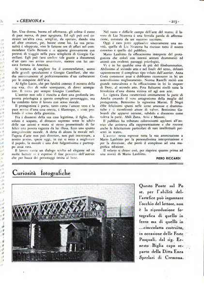 Cremona rivista mensile illustrata della Citta e Provincia