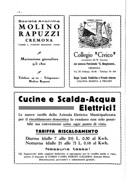 Cremona rivista mensile illustrata della Citta e Provincia