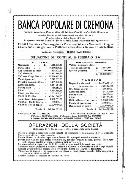 Cremona rivista mensile illustrata della Citta e Provincia