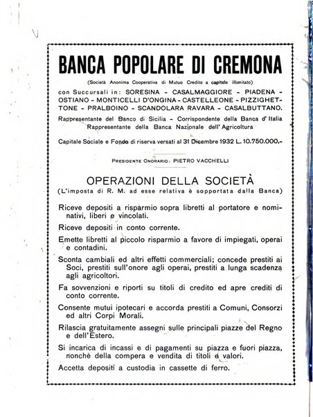 Cremona rivista mensile illustrata della Citta e Provincia