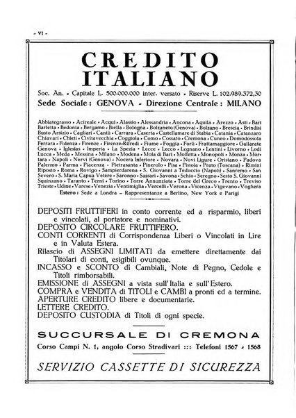 Cremona rivista mensile illustrata della Citta e Provincia