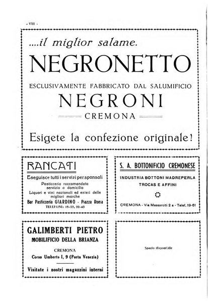 Cremona rivista mensile illustrata della Citta e Provincia