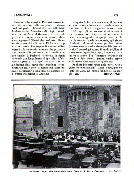 Cremona rivista mensile illustrata della Citta e Provincia