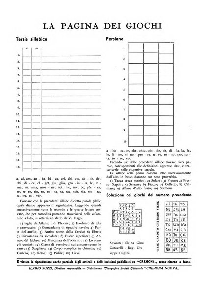 Cremona rivista mensile illustrata della Citta e Provincia