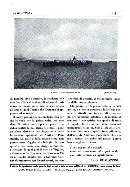 Cremona rivista mensile illustrata della Citta e Provincia