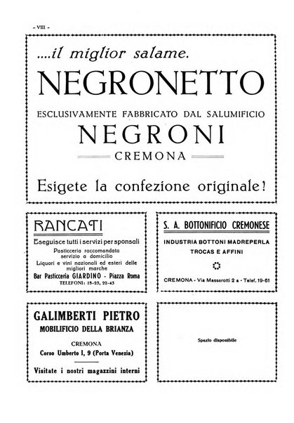 Cremona rivista mensile illustrata della Citta e Provincia