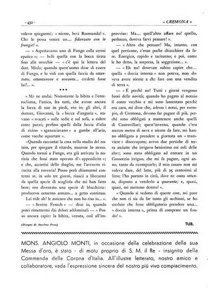 Cremona rivista mensile illustrata della Citta e Provincia