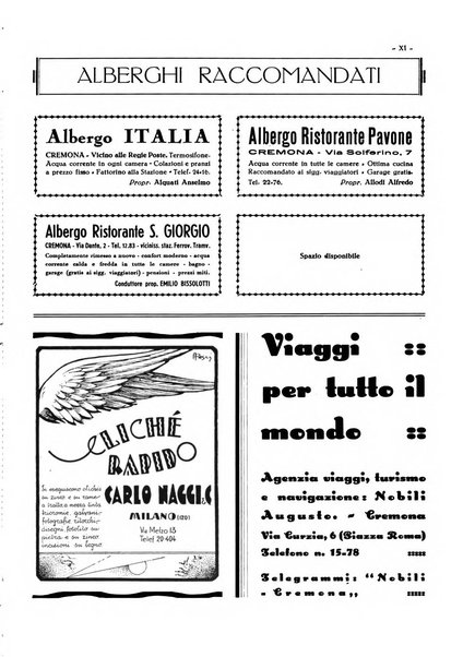 Cremona rivista mensile illustrata della Citta e Provincia