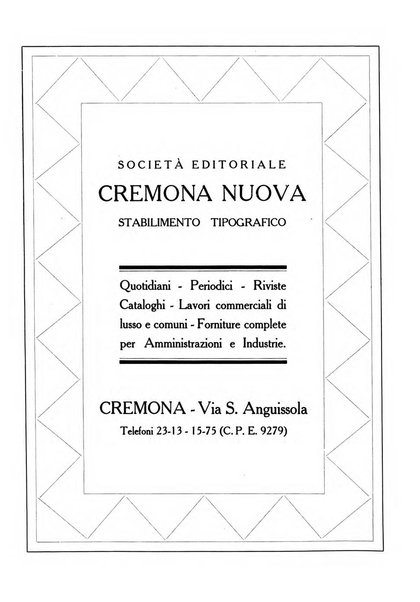 Cremona rivista mensile illustrata della Citta e Provincia