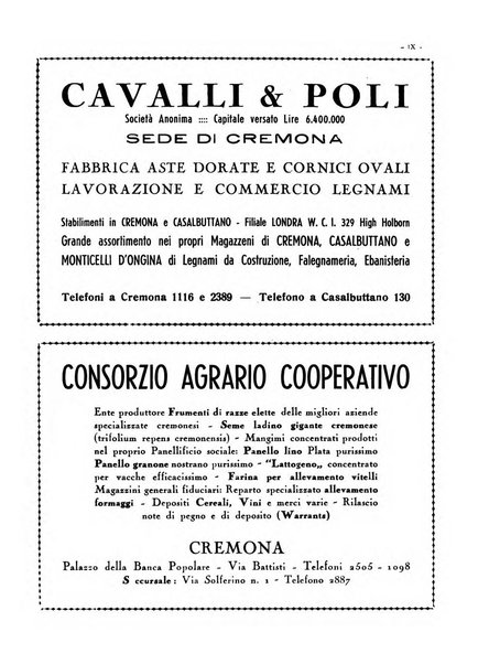 Cremona rivista mensile illustrata della Citta e Provincia