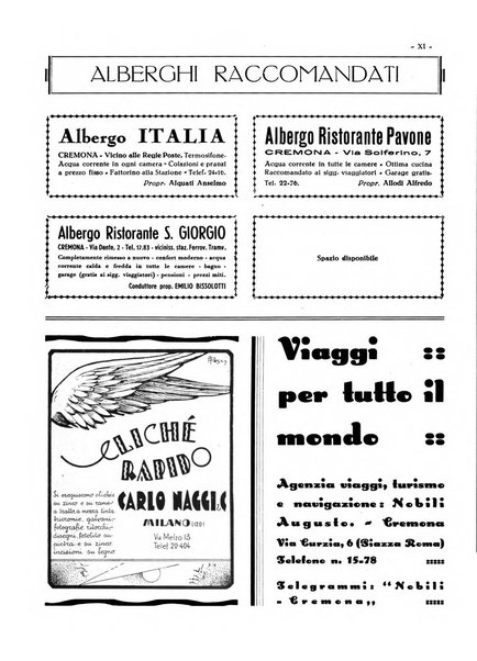 Cremona rivista mensile illustrata della Citta e Provincia