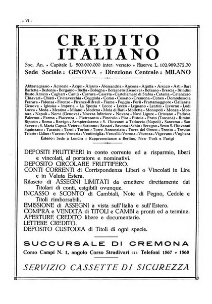 Cremona rivista mensile illustrata della Citta e Provincia