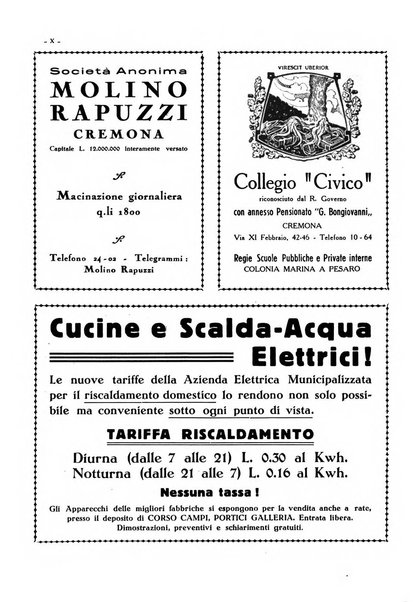 Cremona rivista mensile illustrata della Citta e Provincia