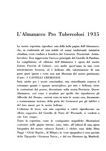 Cremona rivista mensile illustrata della Citta e Provincia