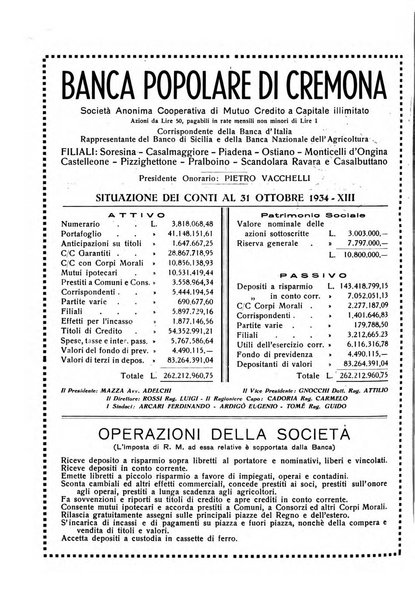 Cremona rivista mensile illustrata della Citta e Provincia