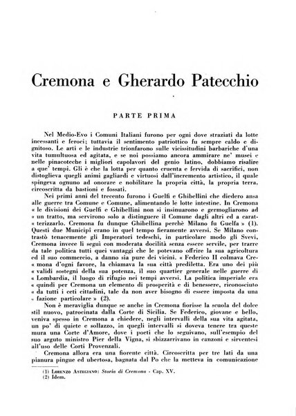 Cremona rivista mensile illustrata della Citta e Provincia