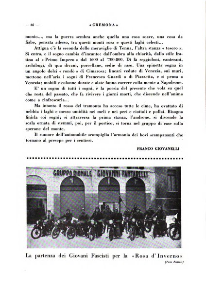 Cremona rivista mensile illustrata della Citta e Provincia