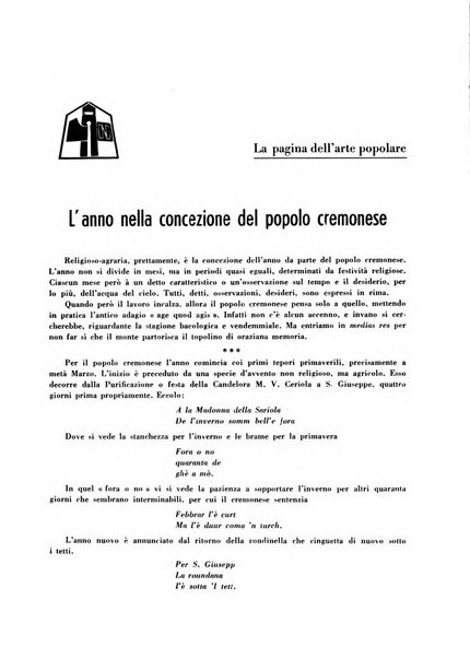 Cremona rivista mensile illustrata della Citta e Provincia