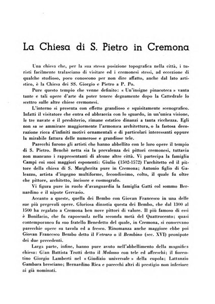 Cremona rivista mensile illustrata della Citta e Provincia