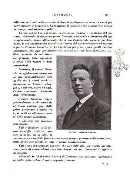 Cremona rivista mensile illustrata della Citta e Provincia