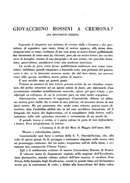 Cremona rivista mensile illustrata della Citta e Provincia