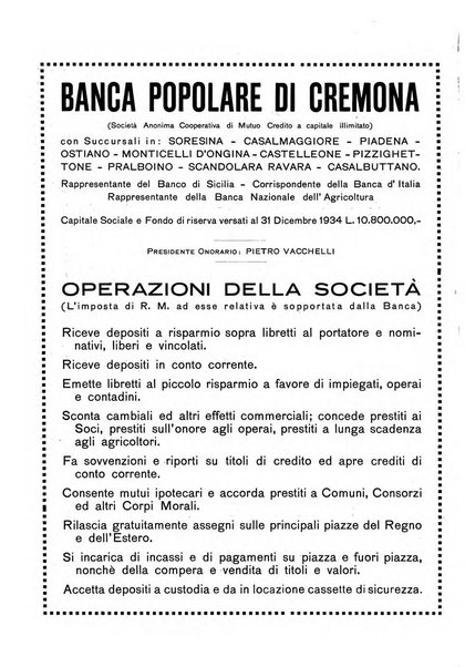 Cremona rivista mensile illustrata della Citta e Provincia