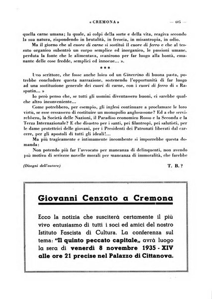 Cremona rivista mensile illustrata della Citta e Provincia