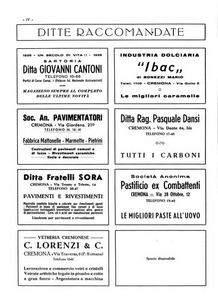 Cremona rivista mensile illustrata della Citta e Provincia