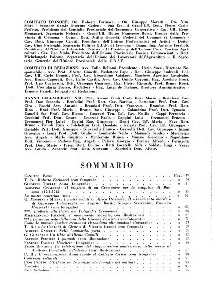 Cremona rivista mensile illustrata della Citta e Provincia